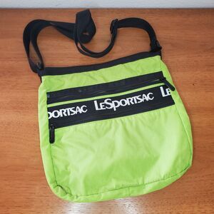 LeSportsac Candace North South Crossbody Bag  ACID GREEN